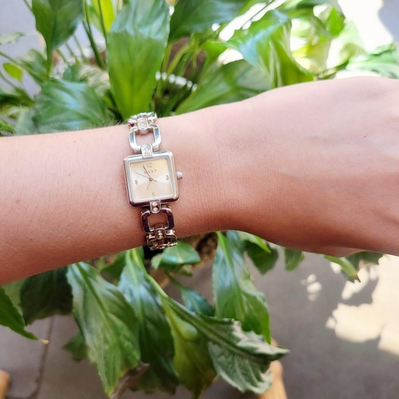 Next Rhinestone Quartz Square Watch - Picture 4 of 8